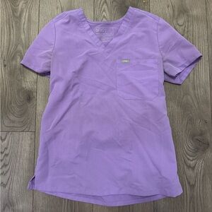 Figs Women’s Lilac Catarina Scrub Top Size XS